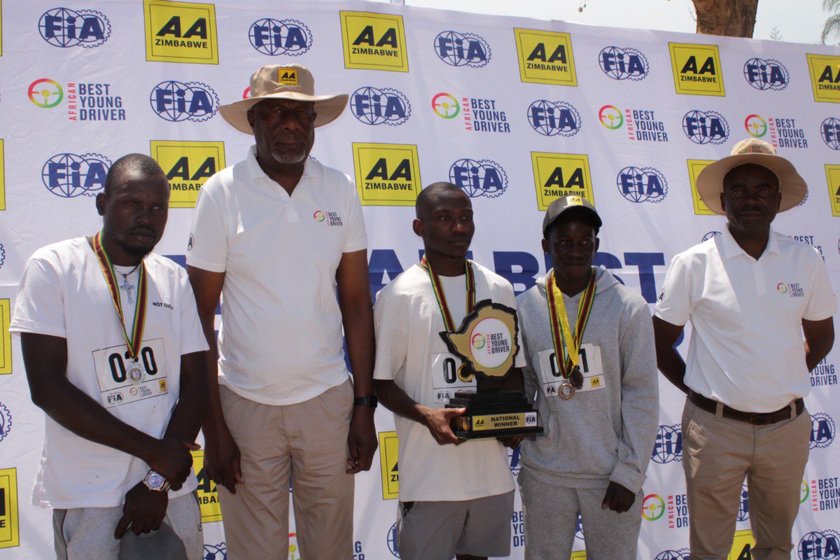 AAZIMBABWE1's tweet photo. 🇿🇼🏆 CHAMPION!
20-year-old Mthabisi Nolan Nyoni is Zimbabwe's African Best Young Driver!
As the winner, he will represent Zimbabwe at the African Finals in Dar es Salaam, Tanzania.
Congratulations Mthabisi!
@FIARegionI @fia
#AfricanBestYoungDriver #ZW #AAZimbabwe https://t.co/w5gvHhY6gw