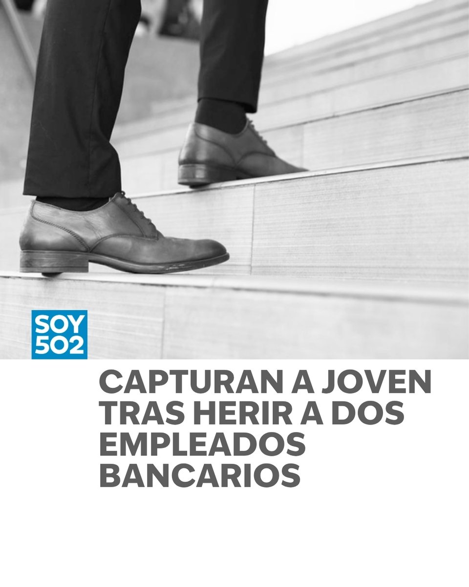 Trabajadores de una agencia bancaria resultan heridos tras ser atacados