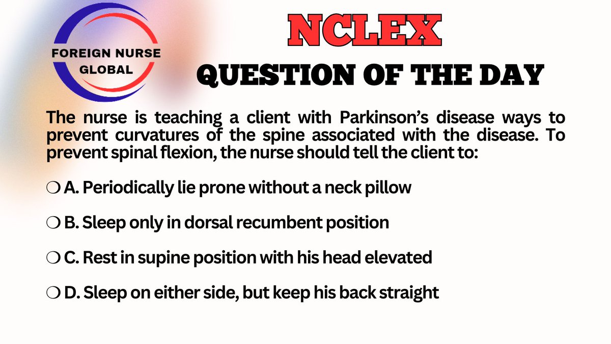 foreignnurseglb's tweet photo. LET'S ATTEMPT NCLEX QUESTION TODAY....
SEND IN YOUR ANSWERS.....
THE CORRECT ANSWER WILL BE POSTED LATER.....
#FNG #foreignnurseglobal #nclexreview #nclexsurepass #nclexmadeeasy #nclexpass #NCLEX #NCLEX_RN #nclexprep #nclexquestions #nclexstudy #nclextips #USRN #nclexpreparation https://t.co/KArgbFmIwR