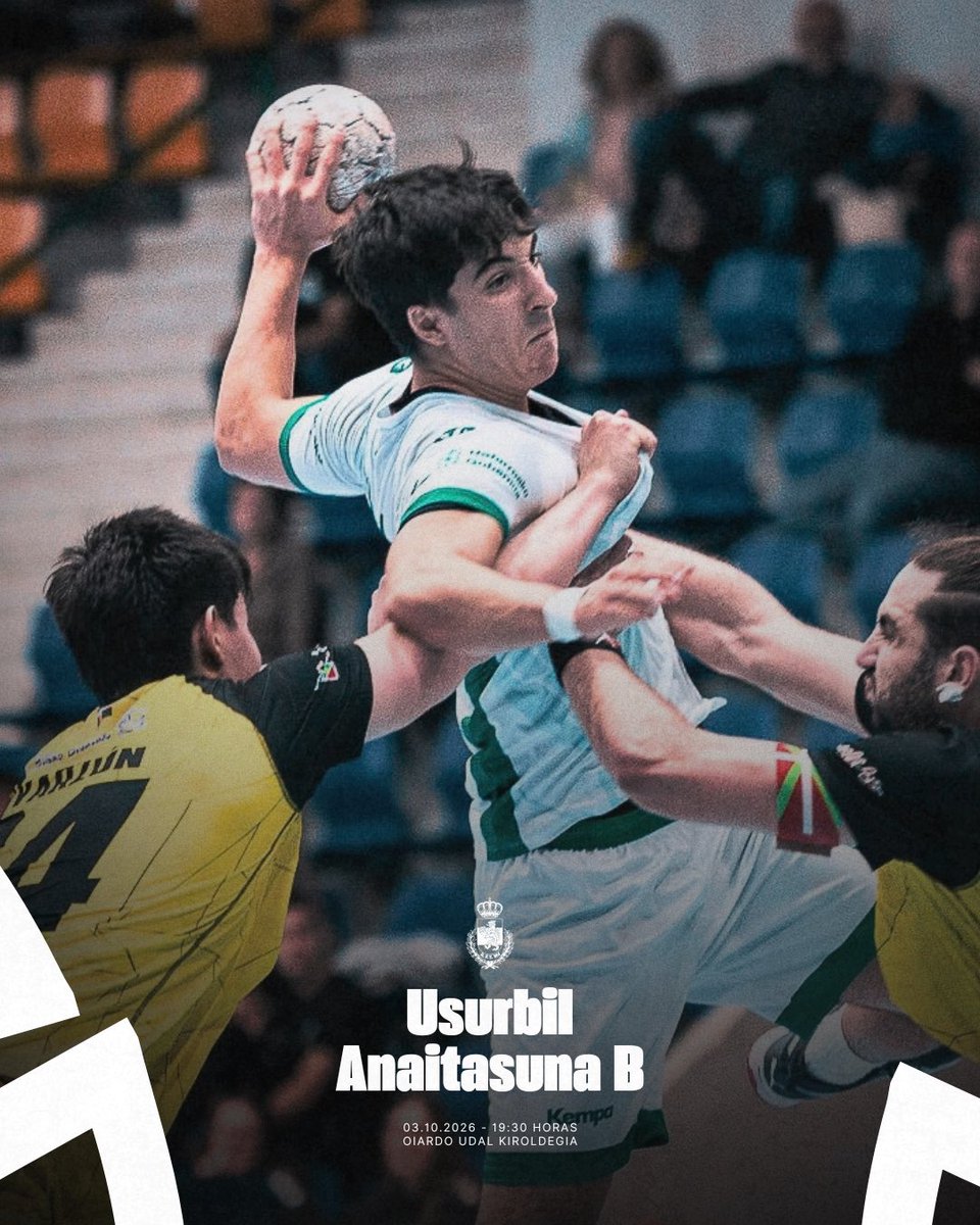 BMAnaitaBase's tweet photo. Este sábado, a partir de las 19:30 horas, Anaitasuna B visitará a Usurbil.

👏🏽 ¡Vamos, chavales! Goazen, mutilak!

#USUANA https://t.co/7PXWjogIQ9