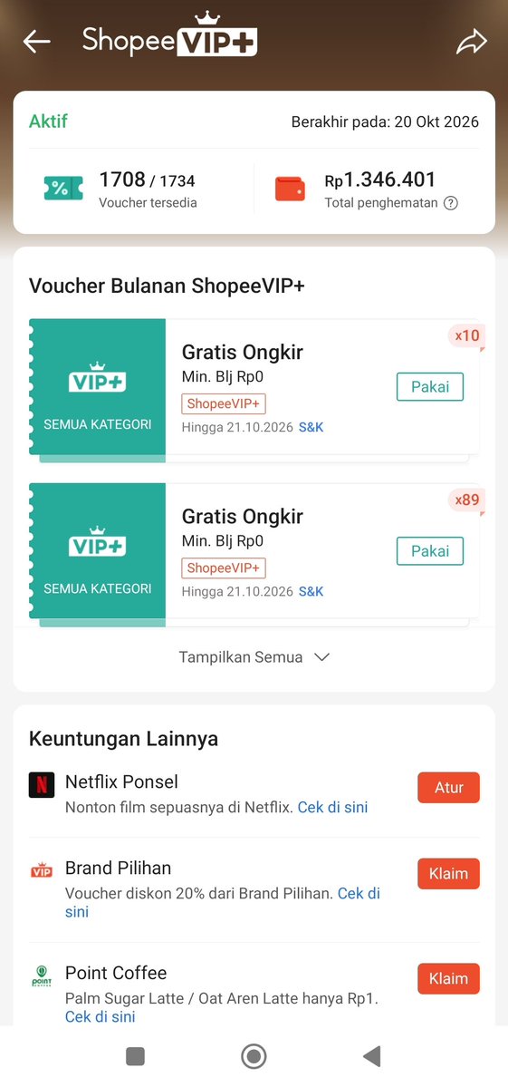 zevpanya's tweet photo. OPEN JASA CO VIP SHOPEE VIP+
πΈ fee 500p / resi
β
privasi aman, trusted
tanya-tanya atau cek dulu bisa dm or wa di bio, π©
βοΈ payment avail spay, seabank, QRIS
t. jasa co vip shopee svip voc freeong #zonauang #shopeevip #sviplus https://t.co/x6cJcOcg6u