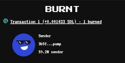 sendorapp's tweet photo. $2500 buy back and burned for 5.9% 

The sendor has just began https://t.co/D1IQz046Gu