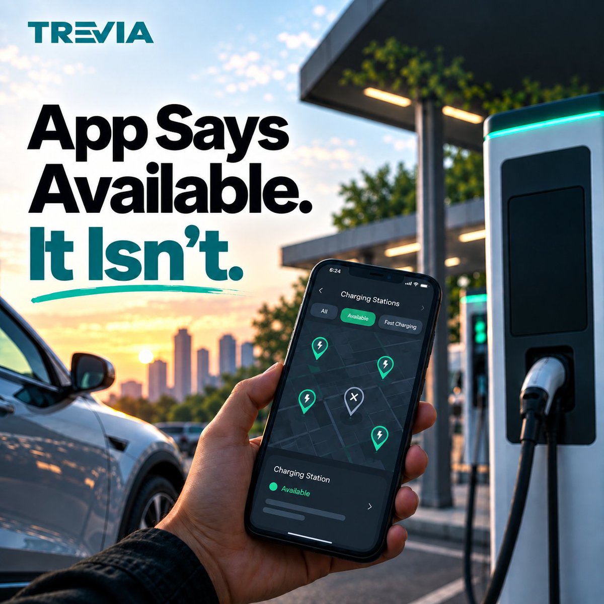 TreviaEV_India's tweet photo. "Not enough charging stations" isn't the real problem in India anymore finding one that actually works when you show up is ⚡

The 5 main friction points behind charger reliability: https://t.co/9aQp9US9CJ