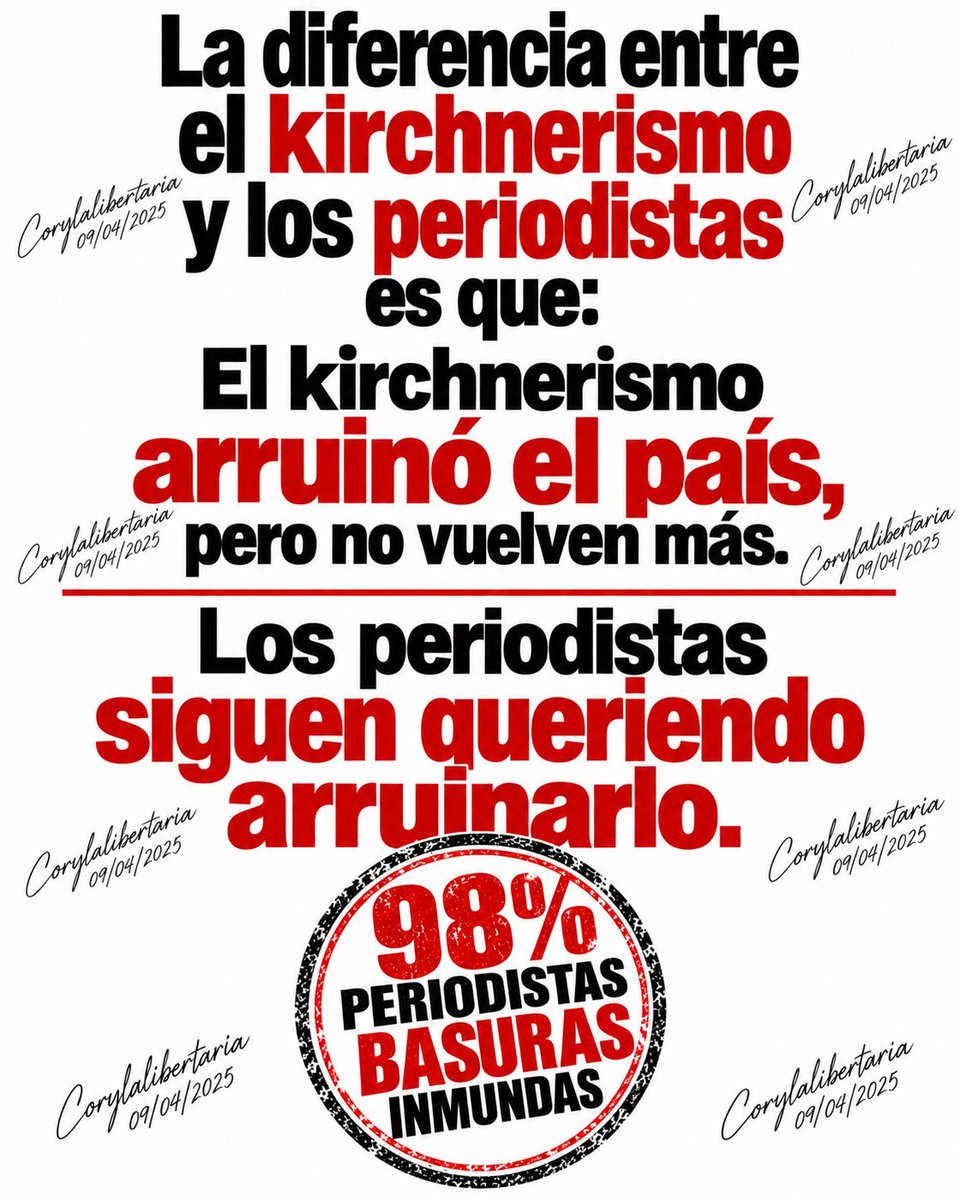 varelacorina1's tweet photo. Cuando el presidente @JMilei les dice basuras inmundas nosotros lo aplaudimos !! https://t.co/j9EpXO6z8K