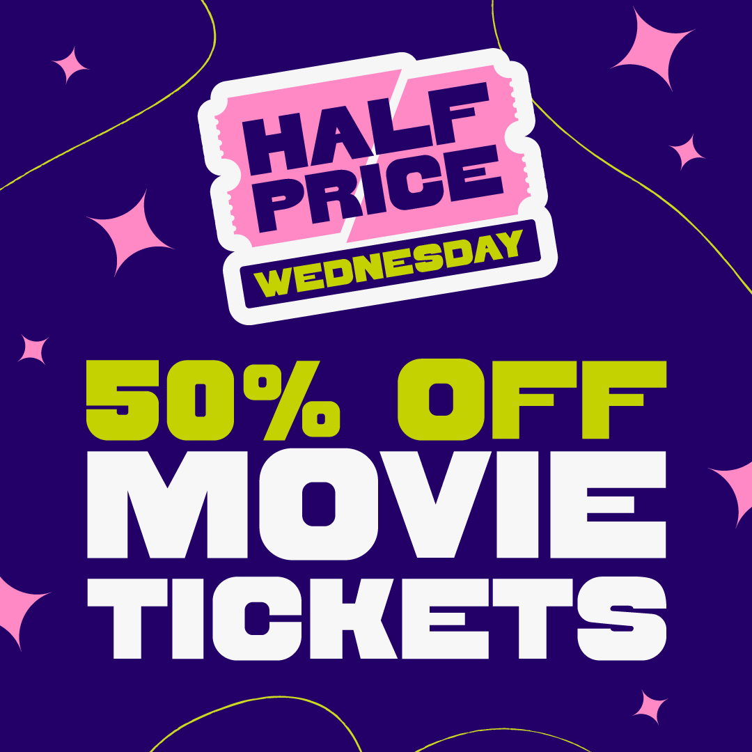 evocinemas's tweet photo. Are you 🫵 ready for Half Price Wednesday?

Enjoy 50% OFF movies, games, and bowling all day TODAY! Snag your tickets 🎟️ now: https://t.co/UhNRWB9D3q https://t.co/gU3awRgFlY