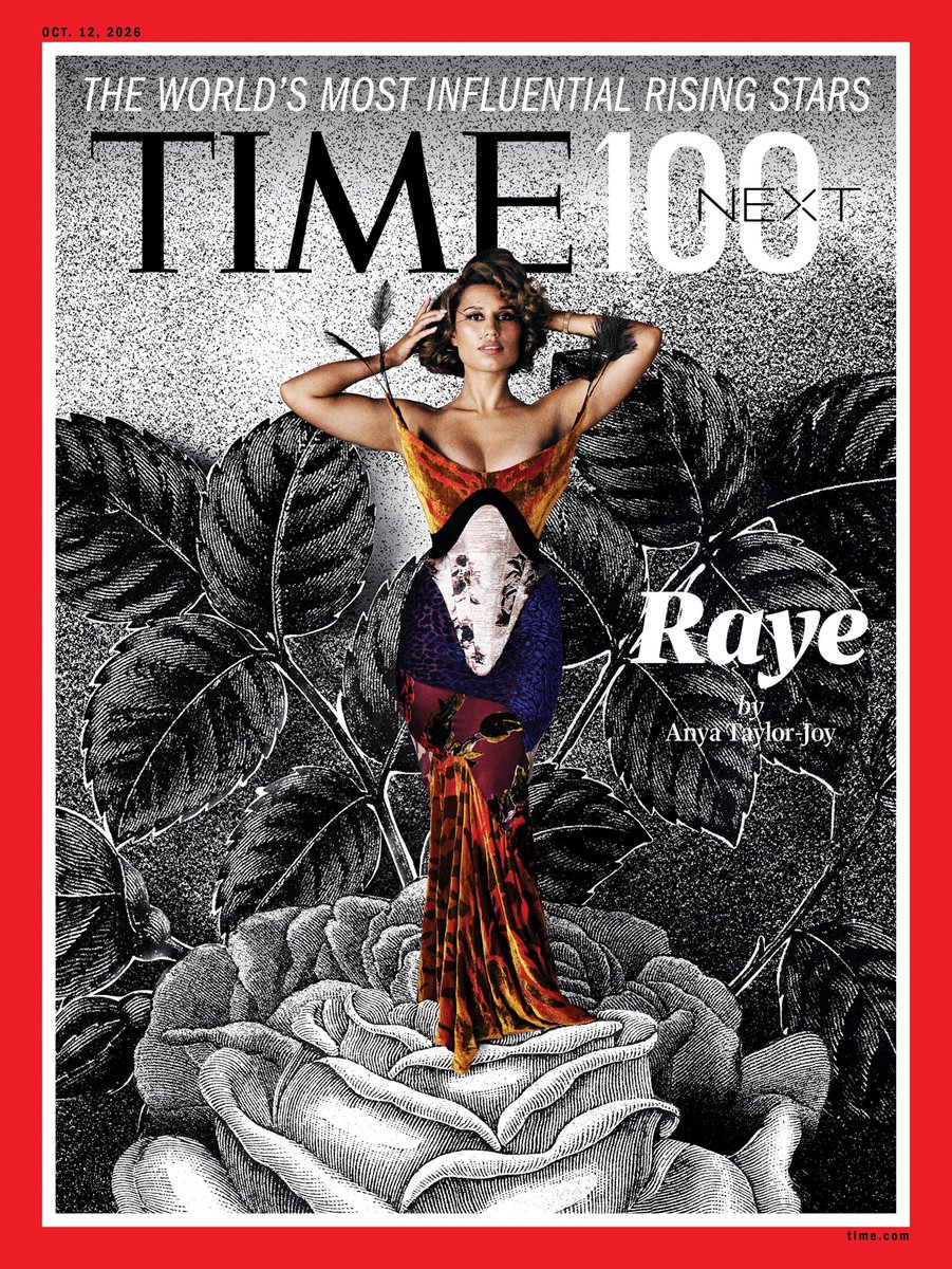 PopBase's tweet photo. RAYE graces the cover of TIME100 Next. https://t.co/ZaoDHOi2l1