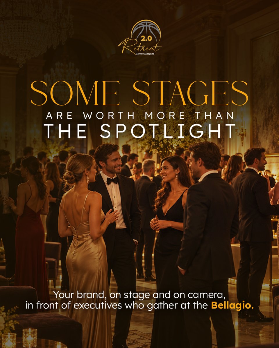 2_Retreat's tweet photo. The best exposure is not a banner. It is a headline. Sponsor the 2.0 Retreat and place your brand in front of founders and leaders across three remarkable days in Las Vegas.
 Request the full sponsorship brochure now: https://t.co/NJE4PxNo1C 
#20Retreat #Sponsorship #Vegas https://t.co/gqzFbB6oAn