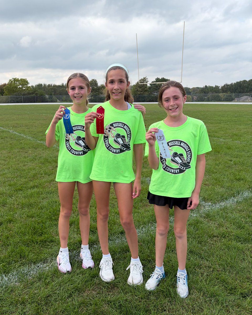 mps_russell's tweet photo. On Monday, Our 6th Grade Cross Country runners had a meet at Beadle!  Russell got 1st, 2nd, and 3rd in both boys and girls for 6th grade! #TWolfPride https://t.co/kFt5araeDR