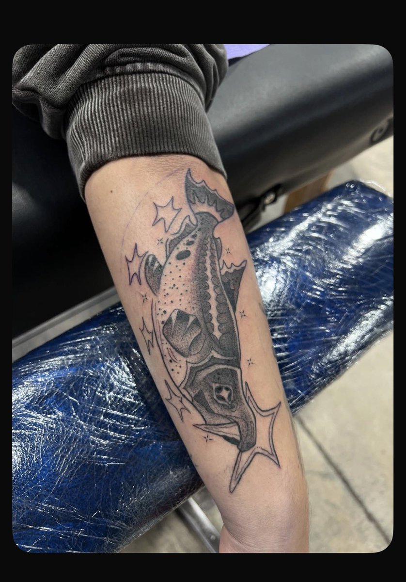 sequelsaur's tweet photo. OLD COMMISSIONER FROM SEVERAL YEARS AGO TATTED MY ART https://t.co/t5kwpqHAYj