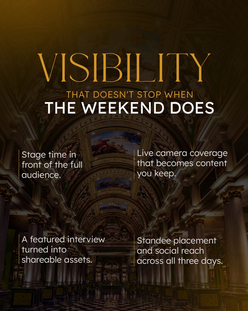 2_Retreat's tweet photo. The best exposure is not a banner. It is a headline. Sponsor the 2.0 Retreat and place your brand in front of founders and leaders across three remarkable days in Las Vegas.
 Request the full sponsorship brochure now: https://t.co/NJE4PxNo1C 
#20Retreat #Sponsorship #Vegas https://t.co/gqzFbB6oAn