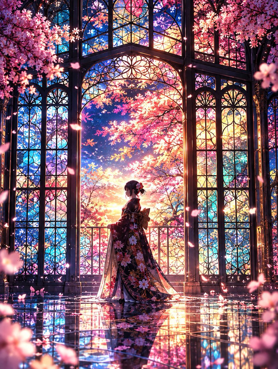 LastM07's tweet photo. 『花明かりの境界』 https://t.co/If3hjSD6Zj
