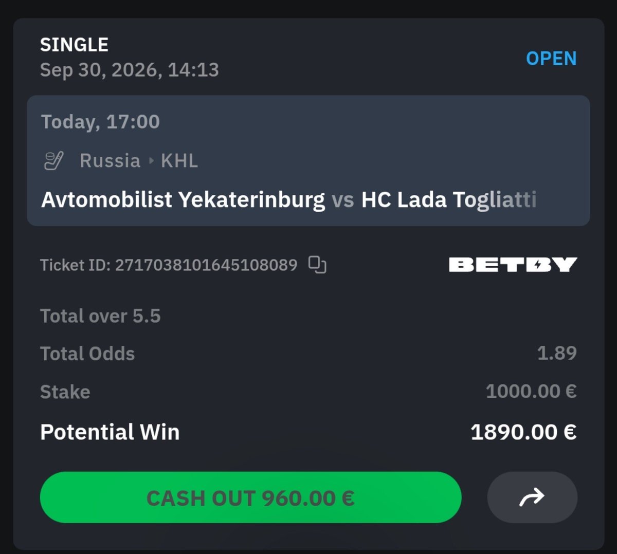 Hamsik_Bets's tweet photo. KHL 🇷🇺

Ekaterinburg vs Lada 
    over 5.5 goals https://t.co/iUGvlvZJIv