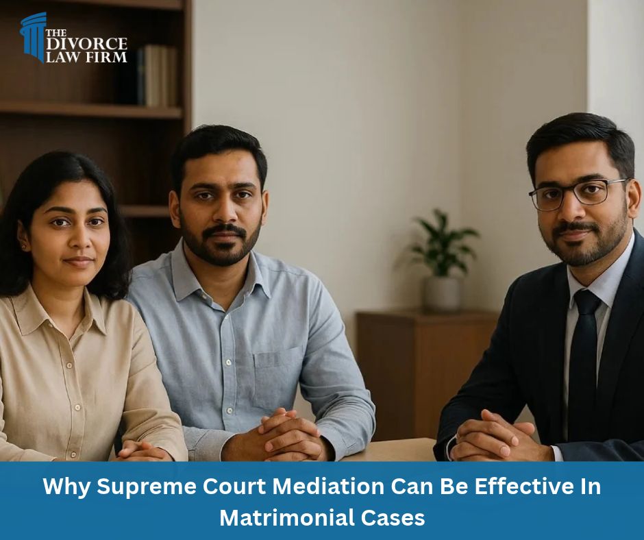 TheDivorceLaw's tweet photo. Supreme Court mediation can give parties in matrimonial disputes an opportunity to resolve issues such as divorce, maintenance, custody, property, and future arrangements through a more collaborative process.
 Read blog here: https://t.co/haOs0PTMfF

#BestDivorceLawyersInPune https://t.co/tNdJMZL0J5
