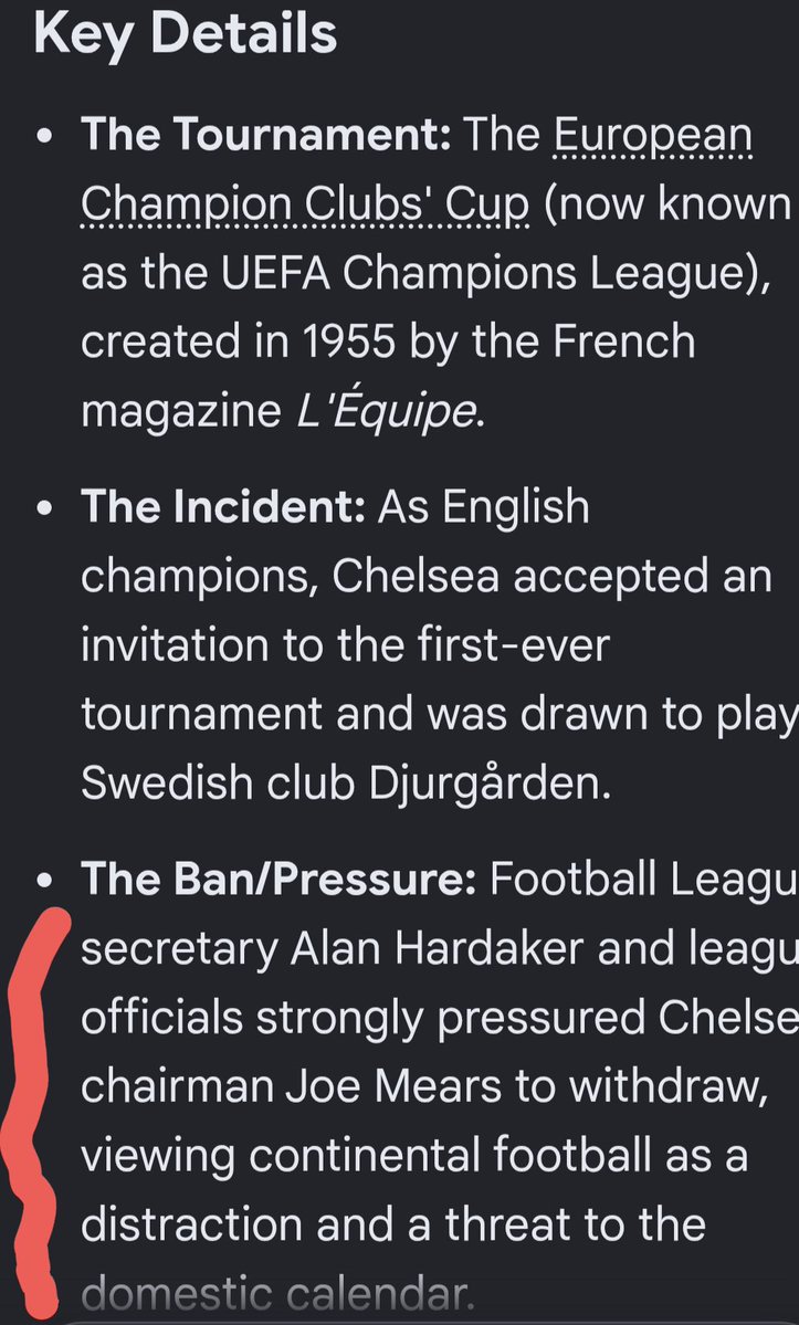 Dehemsleyy's tweet photo. Incase you think I am joking. We were supposed to be the first English club to ever play in the  "Champions League". But the devils refused and set us back. Chelsea should actually sue those EFL crooks. https://t.co/qnhBtdPvpU