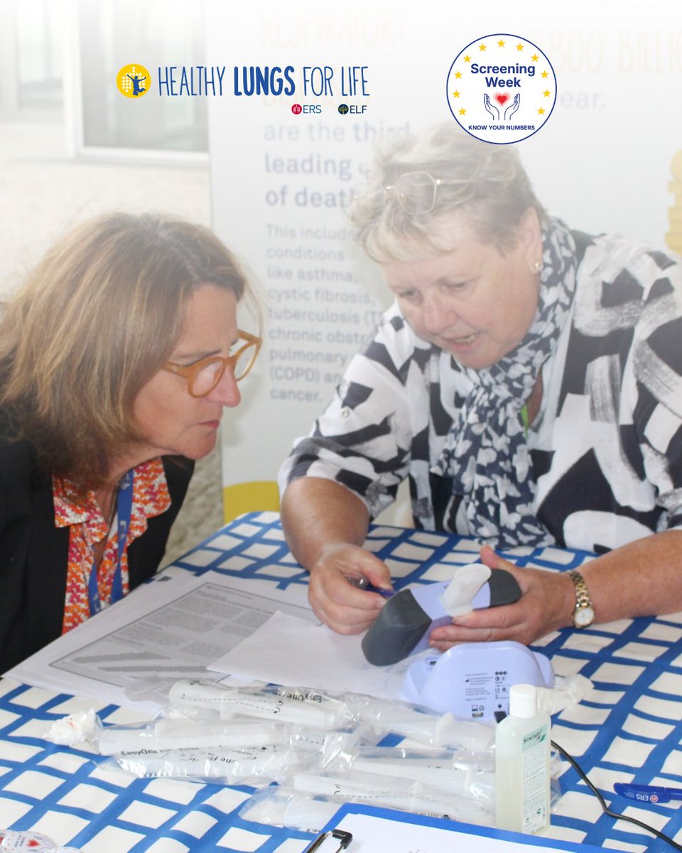 EuroRespSoc's tweet photo. 📍 Belgium, Romania, Spain, Greece, Poland

🫁 This week marks #EUScreeningWeek, with a number of #HealthyLungsforLife activities taking place throughout Europe to promote the inclusion of respiratory testing in routine health checks in Europe. Learn more: https://t.co/3eSb56q1Ex https://t.co/xp9W04XZVB