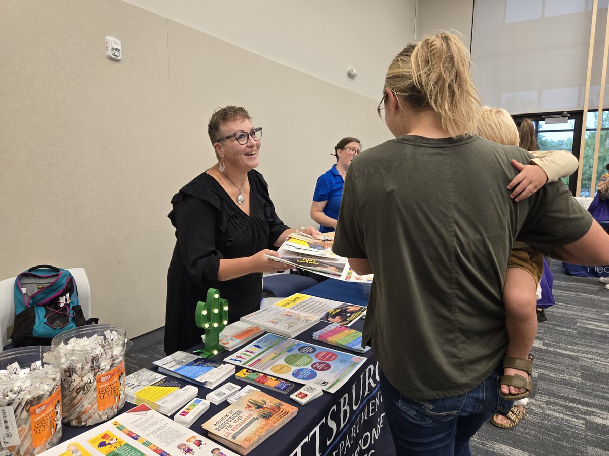 PittPD's tweet photo. Our Family Response Advocates attended the Crawford County Community Baby Shower last night!

They connected with local families and shared valuable resources on car seat safety.

We’re grateful for opportunities to share resources that make a difference! https://t.co/wkXG9oUvVQ