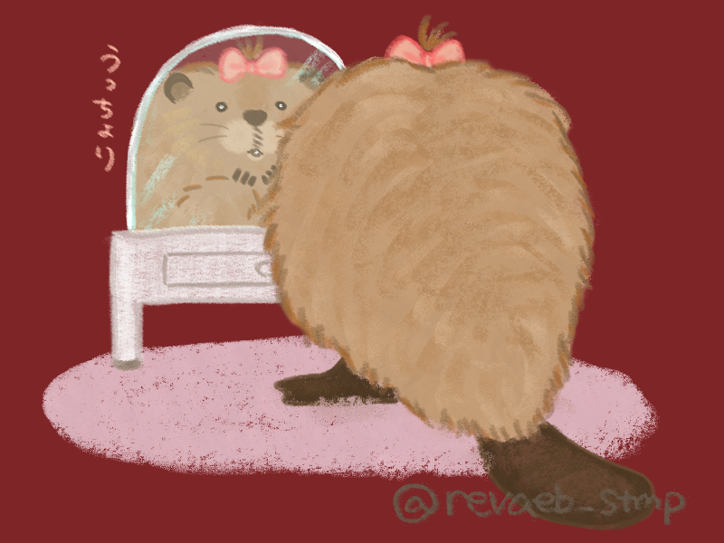 revaeb_stmp's tweet photo. 今月もビーバーいっぱい描きました🦫
#今月描いた絵を晒そう https://t.co/EIldZiq0ce