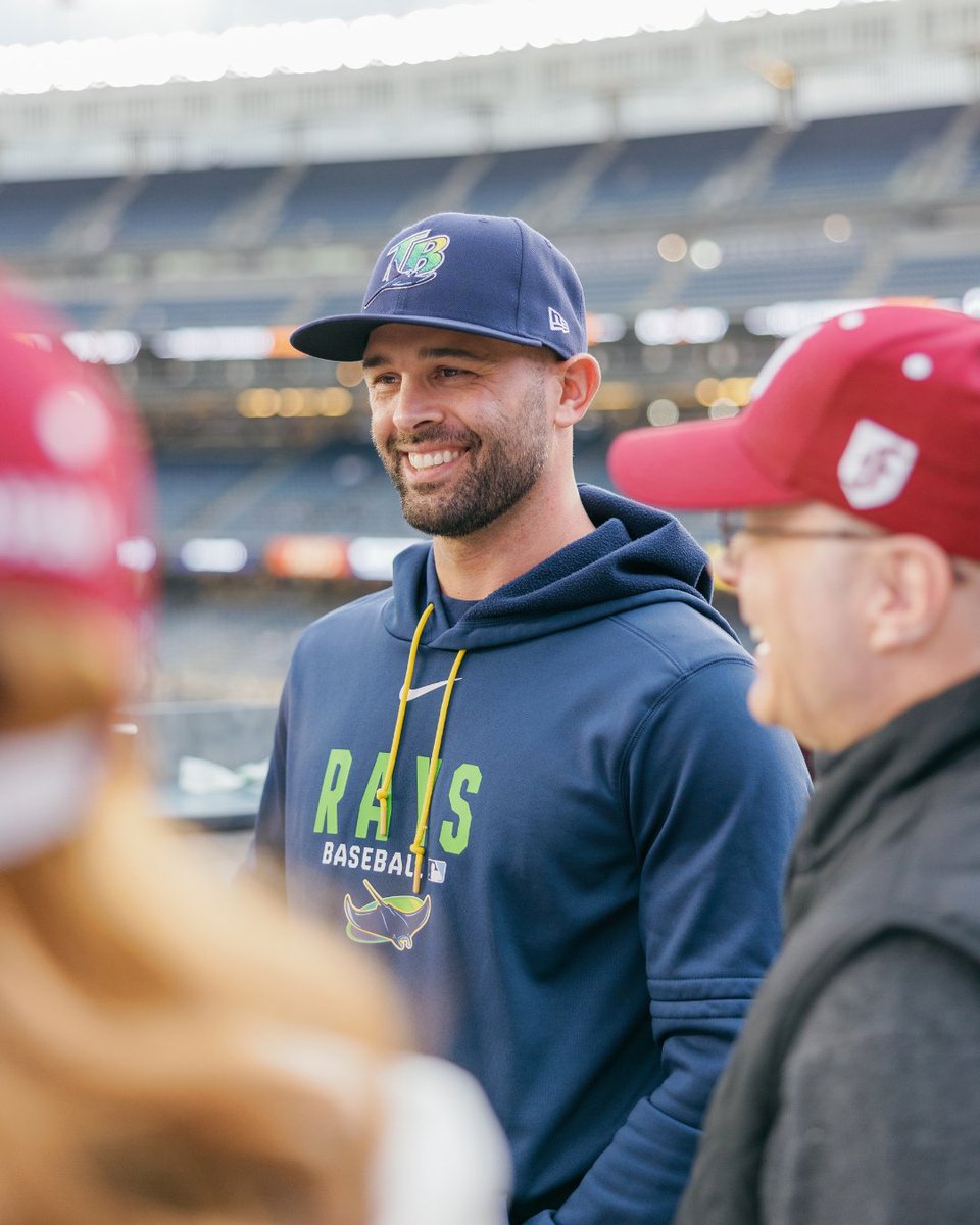 FordhamAlumni's tweet photo. Talk about a homecoming ⚾ Former Ram, @RaysBaseball player, and @MLB All-Star Nick Martinez joined us at the 8th annual Fordham Night at Yankee Stadium last week, catching up with alumni.

Read more: https://t.co/xlpFFoJG1k

#NickMartinez #TampaBayRays #MLB #FordhamAlumni https://t.co/JP5mIyvvZE