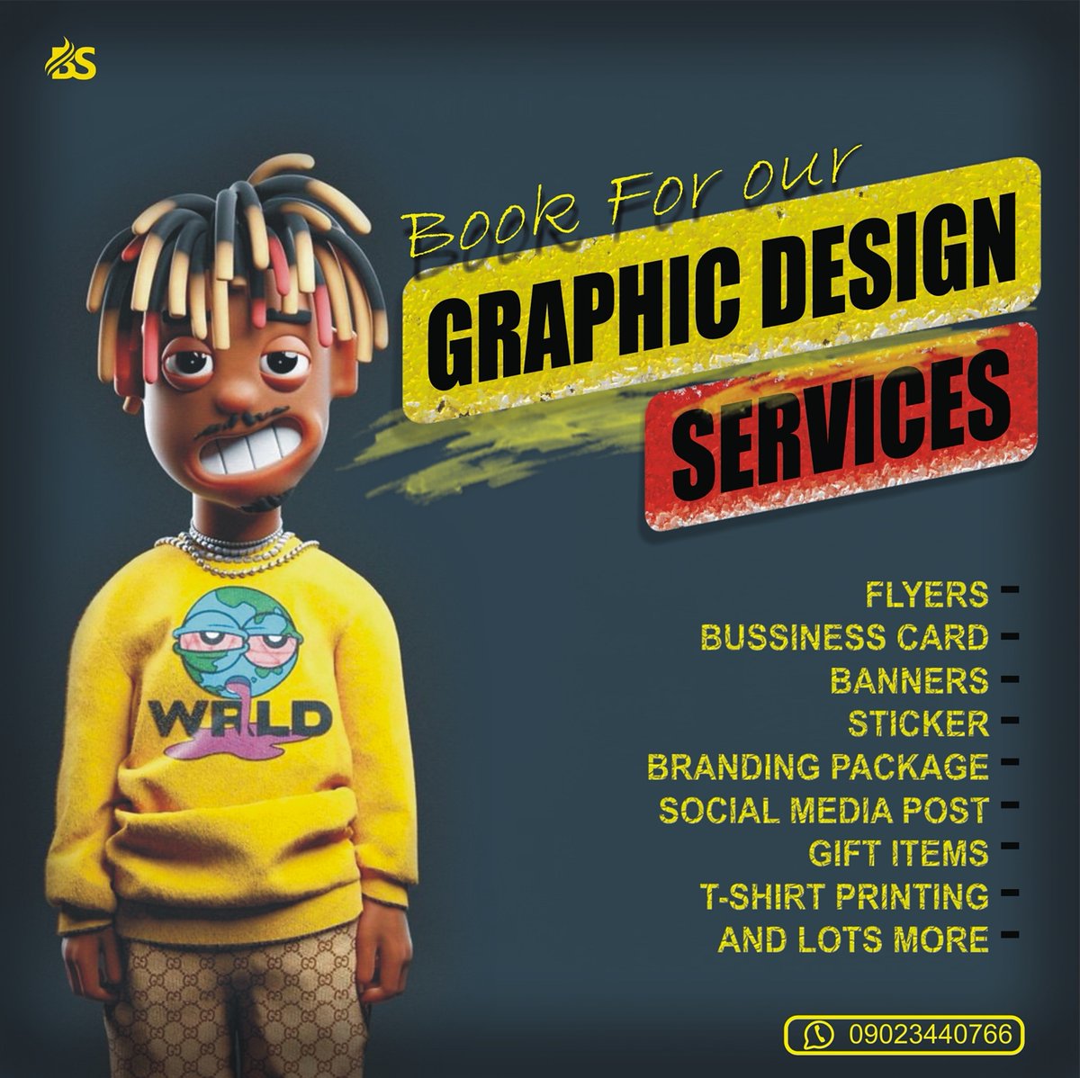 Bigsam0011's tweet photo. Book for our
Graphic Design services 

#design #coreldraw #photoshop https://t.co/tZtL3wOR17