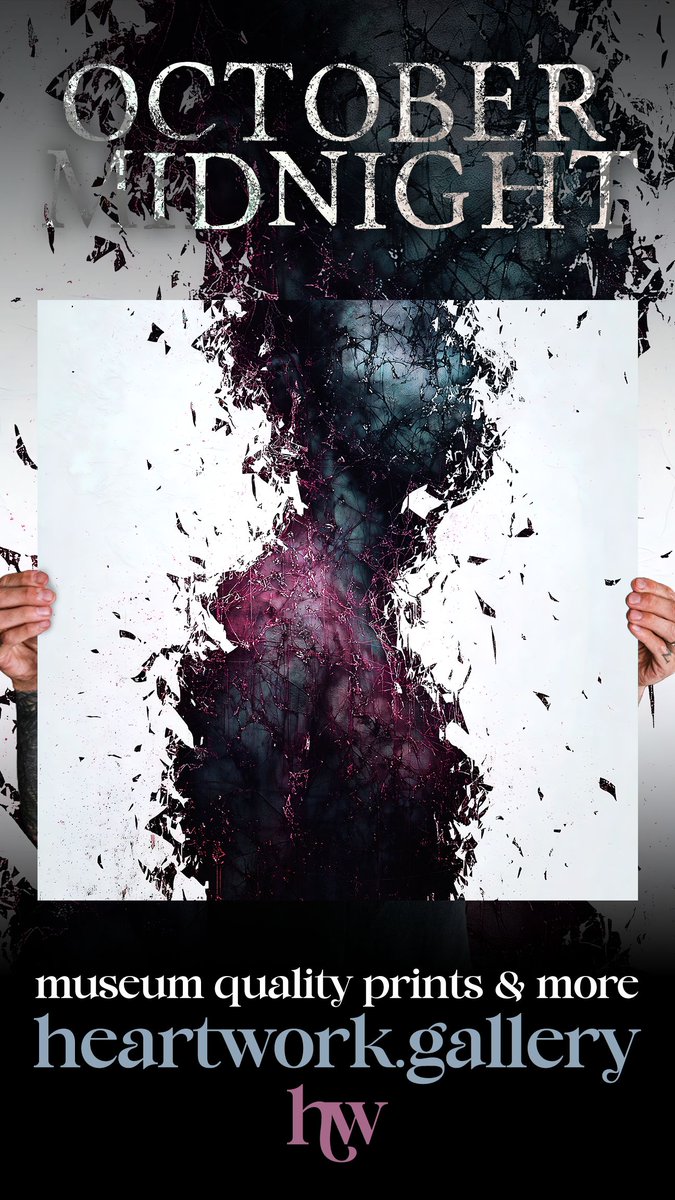 HRTWRKGallery's tweet photo. October Midnight "What's Left Of Us" Giclee Print
https://t.co/DO2sWOmOy8 

October Midnight is a BC-based visual artist working with photography and digital collage. His dark, glitchy work explores beauty, pain, healing, and what lies beneath. https://t.co/F4eLmTeQ0X