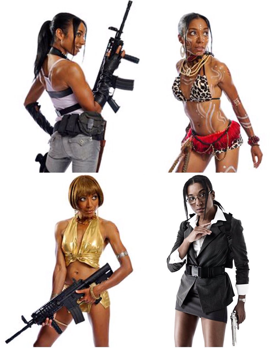 tifacirillas's tweet photo. I hope the va for sheva stays the same for resident evil 5 remake because she loves sheva so much that shes cosplayed all her outfits 🥹🥹🥹 https://t.co/J82xh0j8WD