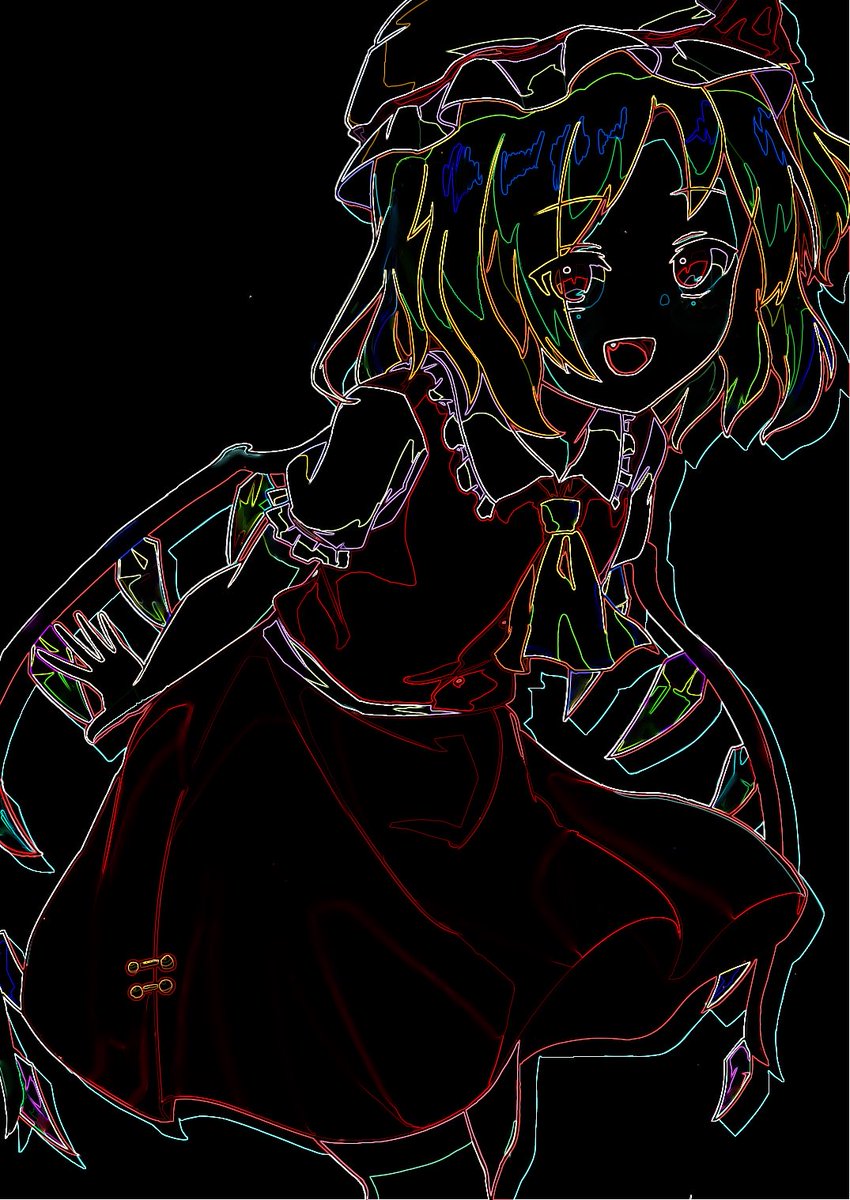 ankiMo_666's tweet photo. 表紙描きました
見てくださいよこれ
ついったくんのエッジ検出フィルタをかけてもこんなにも可愛い https://t.co/SRdaa5JcVx