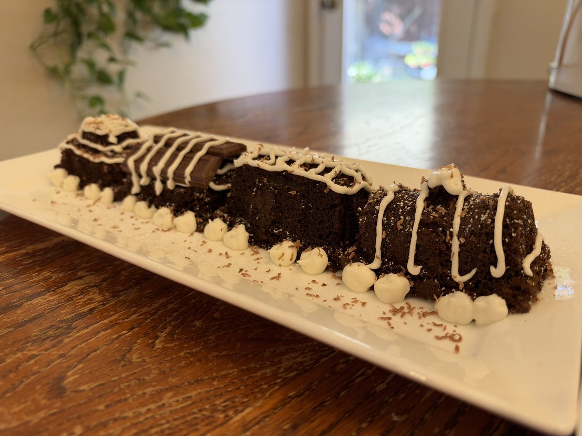 TTNPStudio's tweet photo. Gotta love a mother who goes out of her way to make a birthday train cake no matter how old you are. 

Oh yeah. It’s my birthday today. 🥳🎂🎉🎈 https://t.co/4MhZ4yjVtQ