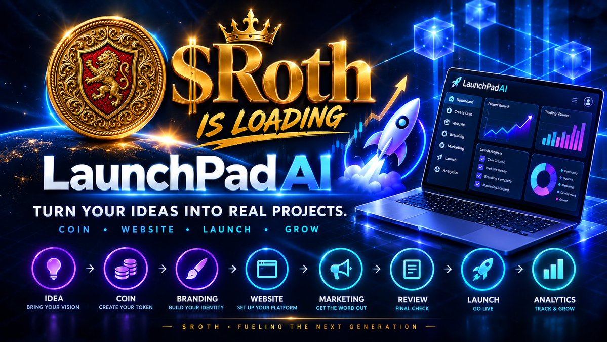 rothsolxyz's tweet photo. $Roth is loading

Turn your ideas into real projects

Fueling the next Generation https://t.co/HvVmT5ARyP