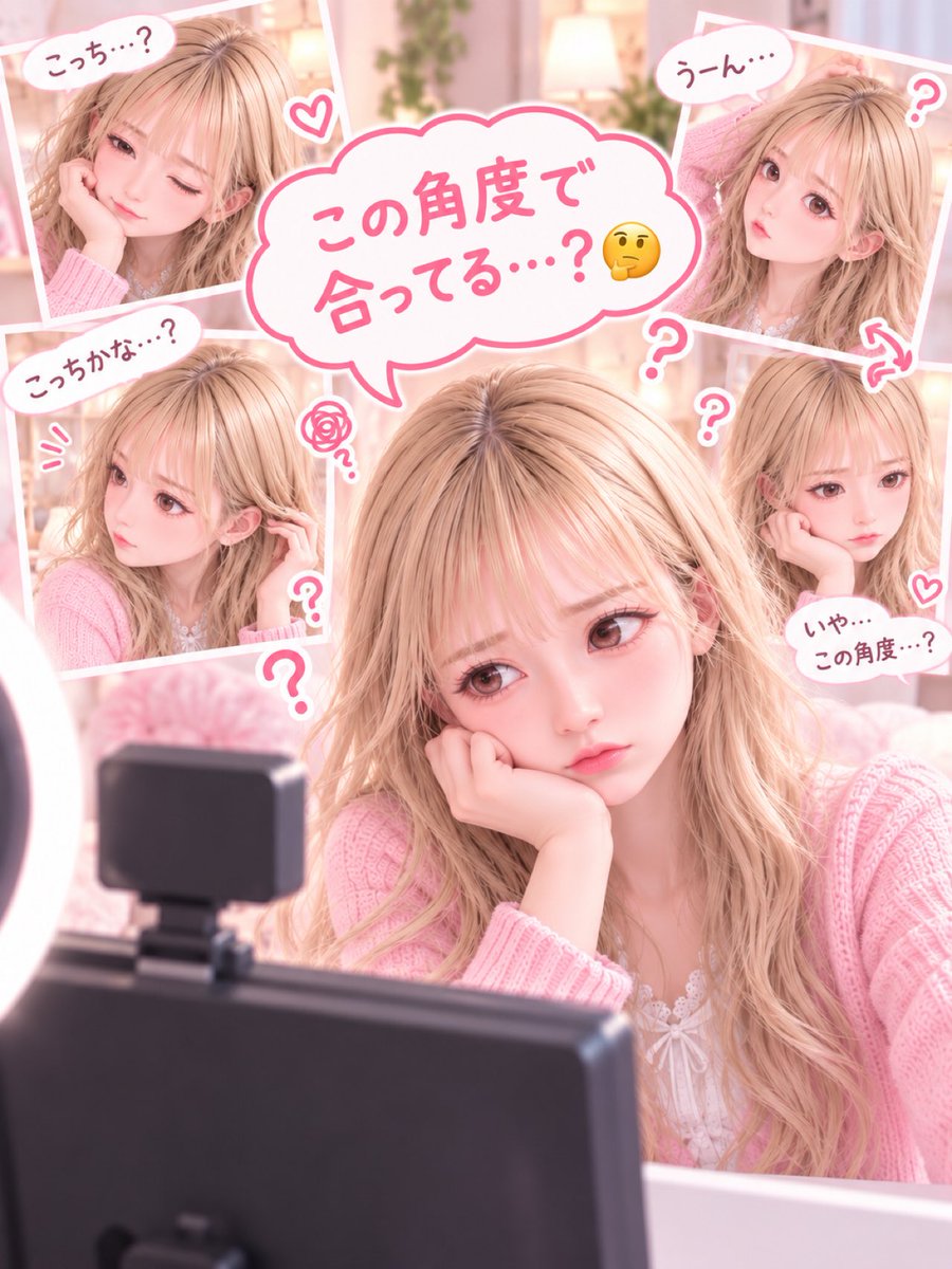 asterisk_sendai's tweet photo. 📷待機中あるある🤣💕

カメラに映る自分を見過ぎて
この角度で合ってる…？🤔
さっきの方が良かった気がする…

って何回も直してるうちに
だんだん正解がわからなくなる😂💭

そして結局、最初の角度に戻るまでがセット🤣✨ https://t.co/XGqxAefCBm