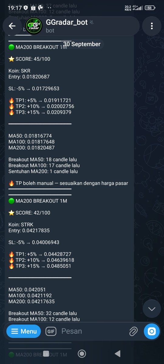 ggradar_bot's tweet photo. @1096361BTC Nih sinyal trading gratis bro
Kalo suka trading

Gw cek wr nya 98 %

https://t.co/SBOed8EZui https://t.co/GrPcl8eEhi