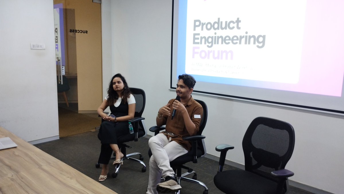 WomenCoders01's tweet photo. Ideas → Insights → Inspiration. 💡

Thank you to Nandini, Suvidhi &amp; Kailash for an insightful session, and to everyone who joined us! ✨

#mwc #productengineeringforum https://t.co/Owhh1Tvc87