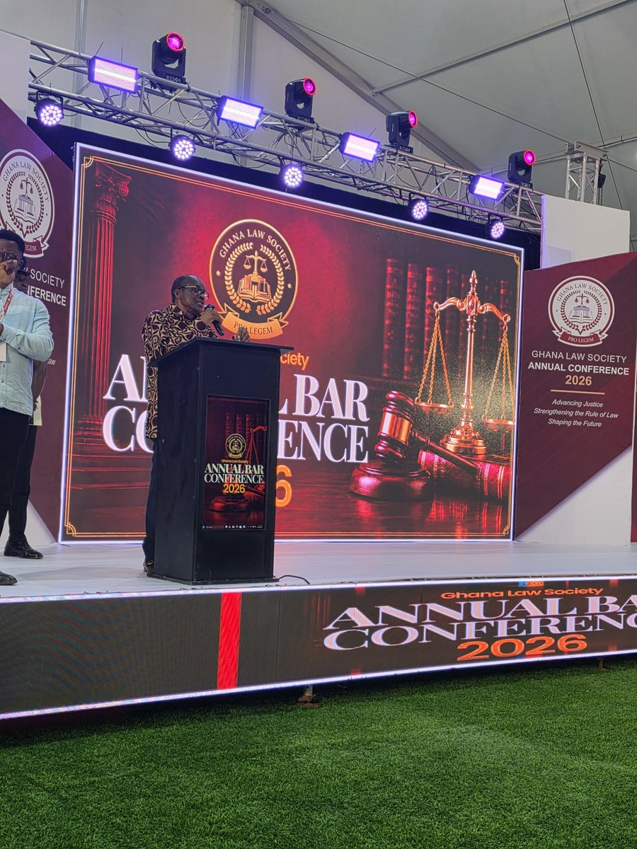 AnatuBogobiri's tweet photo. A.S.K.Bagbin, The Rt. Hon Speaker of the Republic of Ghana at the Maiden Annual Conference of the Ghana Law Society (GLS)
@etsedafeamekpor 
#GLS https://t.co/yJeshLkEJd