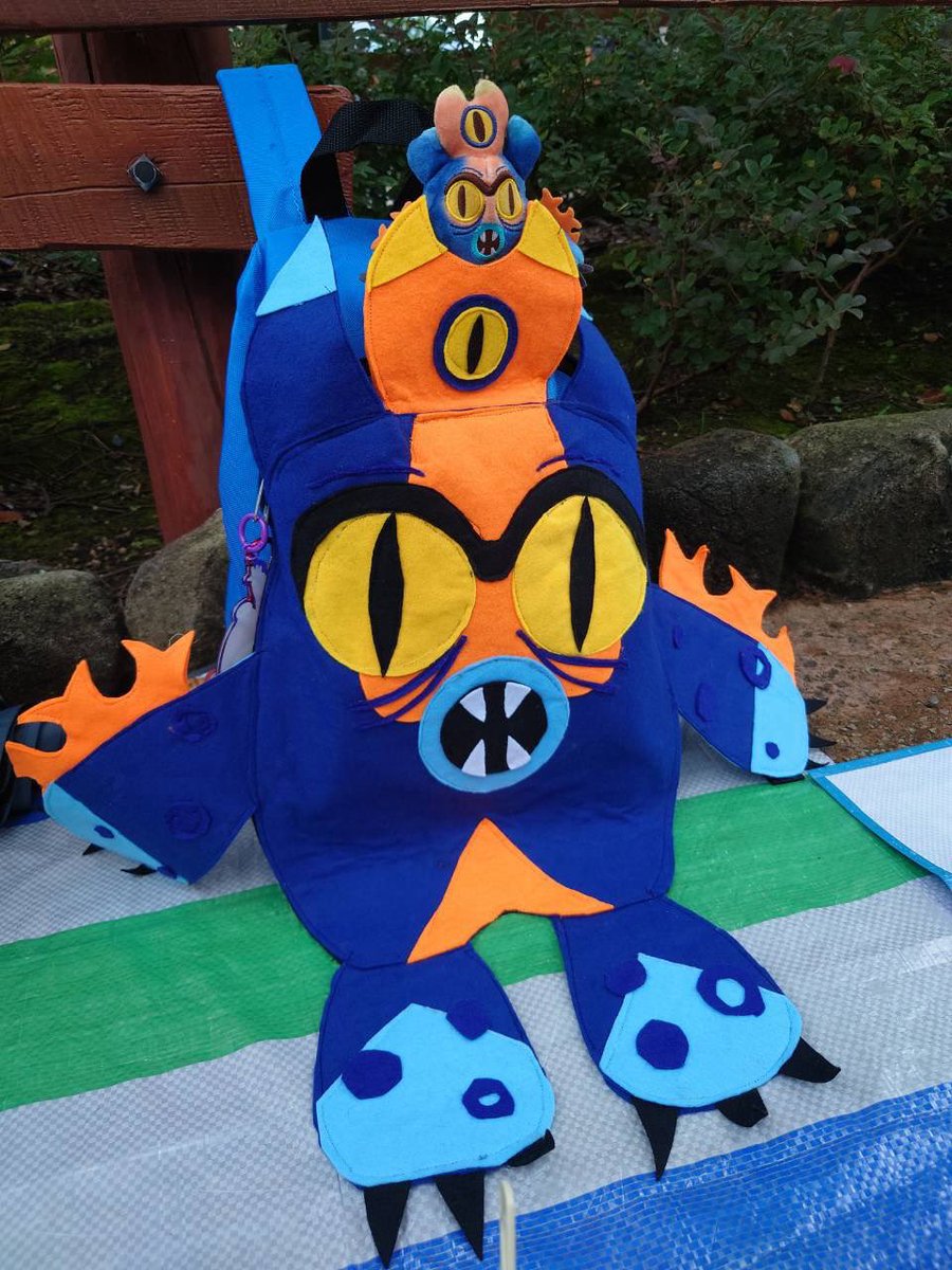 asa_girixxo's tweet photo. フレッドの時背中に背負いたくてリュックを作りました！！リュックがお気に入りです！！！！

#Dハロ仮装
#Dハロ仮装2026 https://t.co/4QDcydJnPm