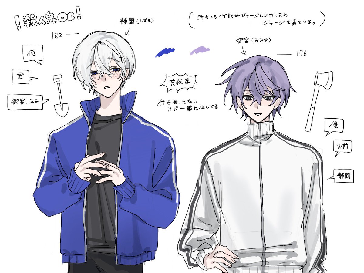 km_nknk's tweet photo. なんと雑な自創作設定 https://t.co/0semk4UWqL