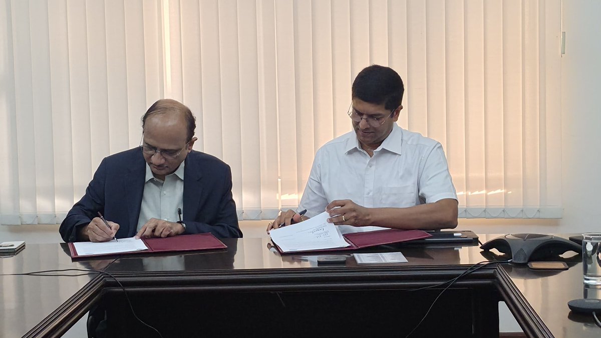 Rane_Group's tweet photo. Rane Group has signed a Memorandum of Understanding with Birla Institute of Technology and Science, Pilani (BITS Pilani) to build a strategic partnership that brings together academic excellence and manufacturing expertise. #Collaboration #Manufacturing #Research #Academia https://t.co/Egu5jmM34K