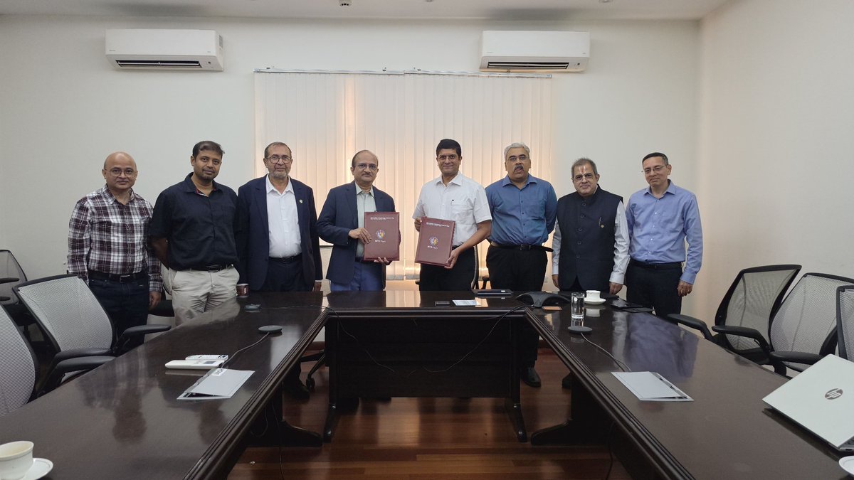 Rane_Group's tweet photo. Rane Group has signed a Memorandum of Understanding with Birla Institute of Technology and Science, Pilani (BITS Pilani) to build a strategic partnership that brings together academic excellence and manufacturing expertise. #Collaboration #Manufacturing #Research #Academia https://t.co/Egu5jmM34K