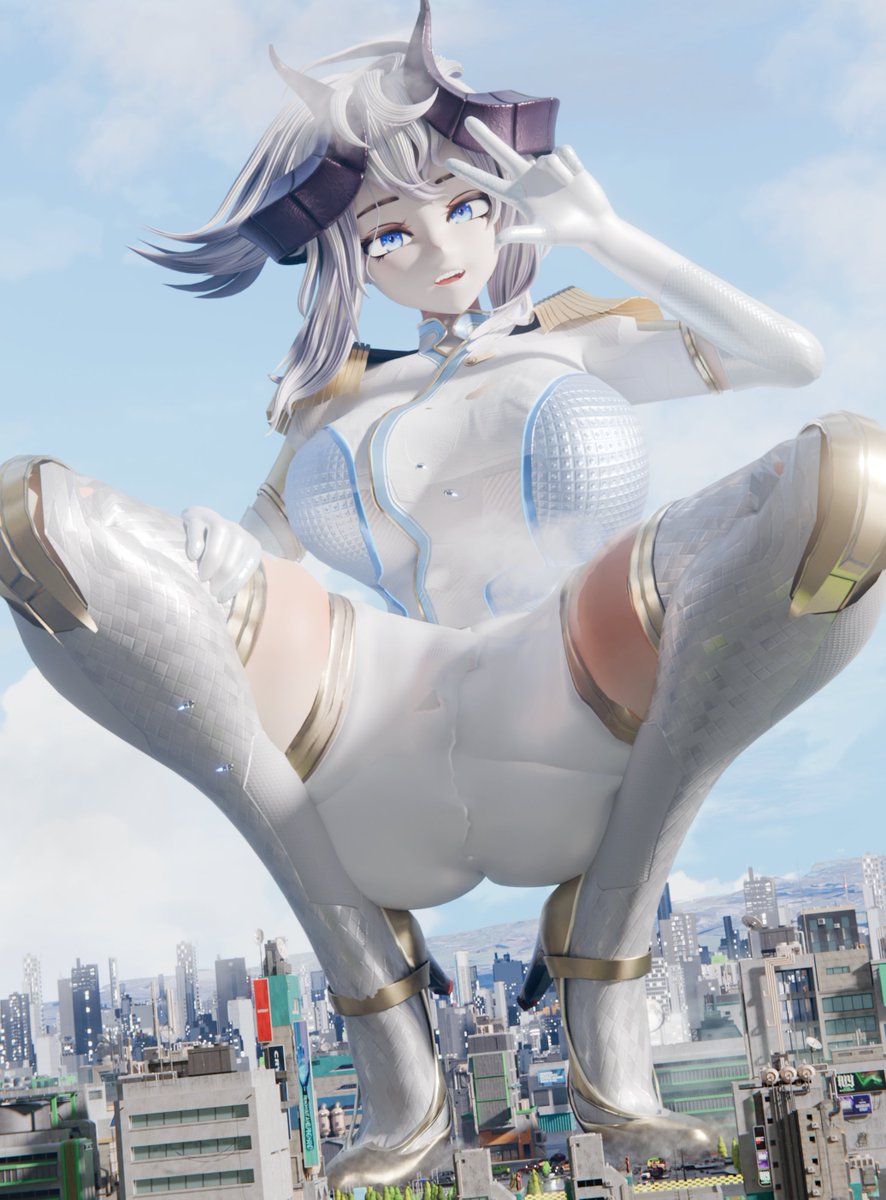 Lajest3D's tweet photo. She outgrew her post again! Typical... https://t.co/yt8PCNhUPc