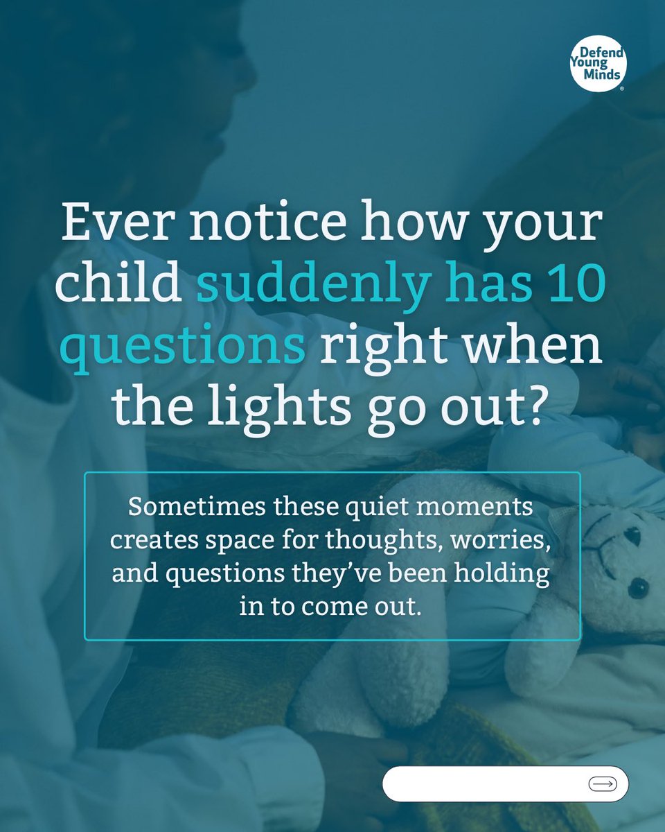 DefendYM's tweet photo. Tonight, try asking: “What was the best part of your day?”

“Was there anything today that made you uncomfortable or confused?”

“Is there anything you’ve wondered about but haven’t asked me?”

Keep listening. Keep reminding them:

“You can always come to me.”

#ParentingTips https://t.co/ThoozB19GW