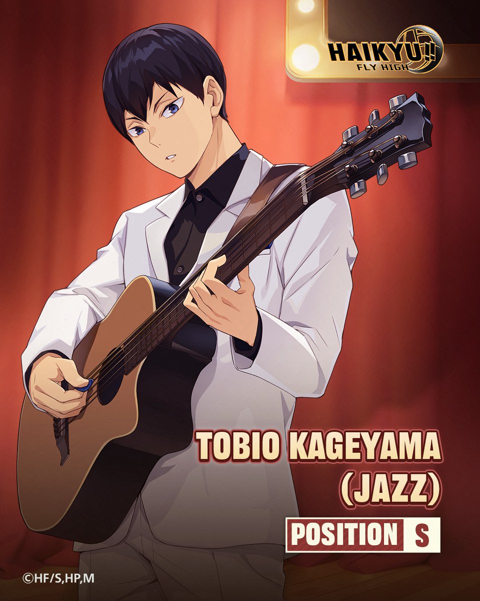 EN_HQflyhigh's tweet photo. SP TOBIO KAGEYAMA (JAZZ) REVEAL

SP Player Tobio Kageyama (Jazz) is now available in the "Jazz Big Band" recruit! 

Event Period: 
September 30 – October 14, 2026 at 05:59 (UTC-5) https://t.co/KyL9oBgen9