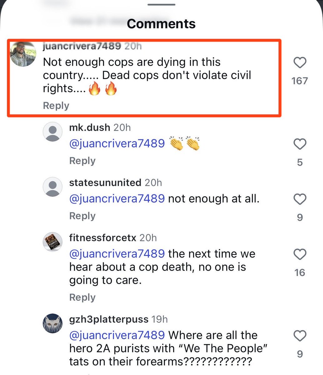ImMeme0's tweet photo. These comments under a video of an activist harassing ICE agents on the job are not “discourse.” They are people openly rooting for federal officers to get killed.

That is the part that should make anyone furious. ICE agents are executing immigration law. The response from some of the loudest voices on the left is not disagreement with policy. It is celebration of violence against the people doing the work.

The extra grotesque detail is that one of the comments came from a Venezuelan. 

That is not a coincidence people should shrug off. The Biden-era border surge released large numbers of Venezuelan nationals into the country with limited ability to fully vet who they were, including people shaped by the Chavista system they left behind. Importing that political culture and then acting shocked when some of it shows up in comments cheering harm to ICE is willful blindness.

Law enforcement officers should not have to do their jobs while activists film them and commenters fantasize about them dying. That is not protest. It is a threat climate.