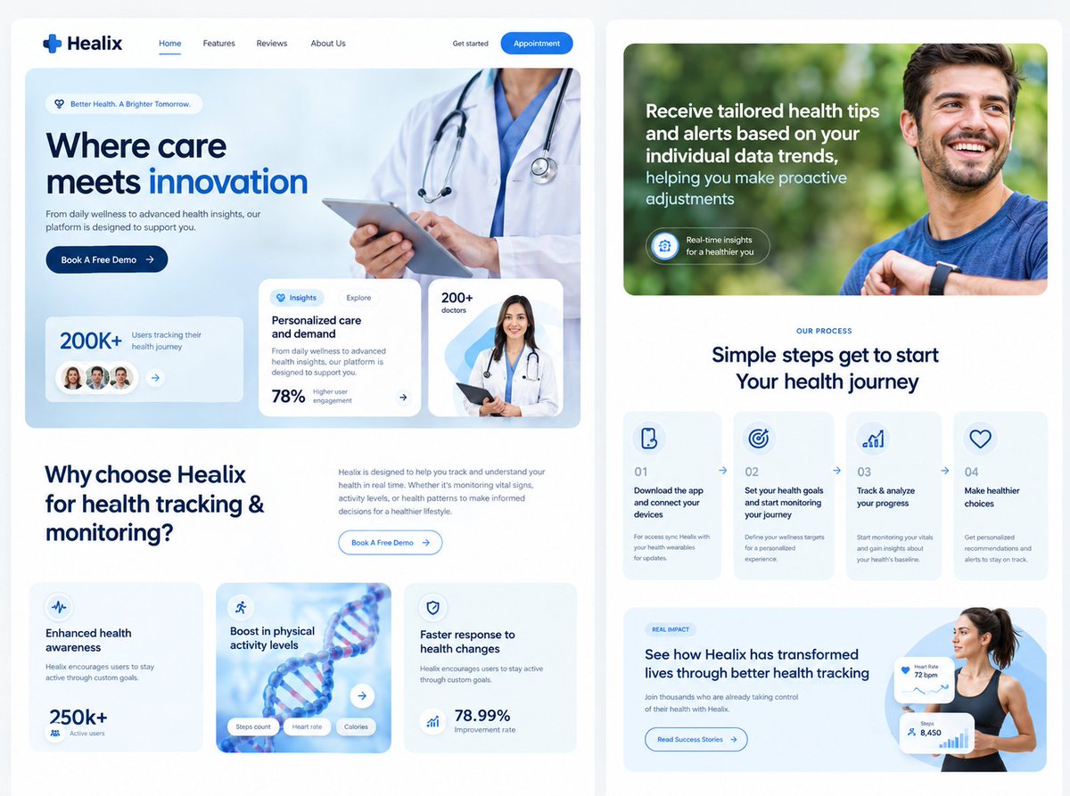 dorisc1q2's tweet photo. Is your healthcare website losing patients before they even book? 🏥💻

A confusing layout, outdated design, or difficult booking process can make visitors leave.

I design modern healthcare websites that:
✅ Build trust instantly
✅ Make services easy to understand https://t.co/82WrfGfh0H