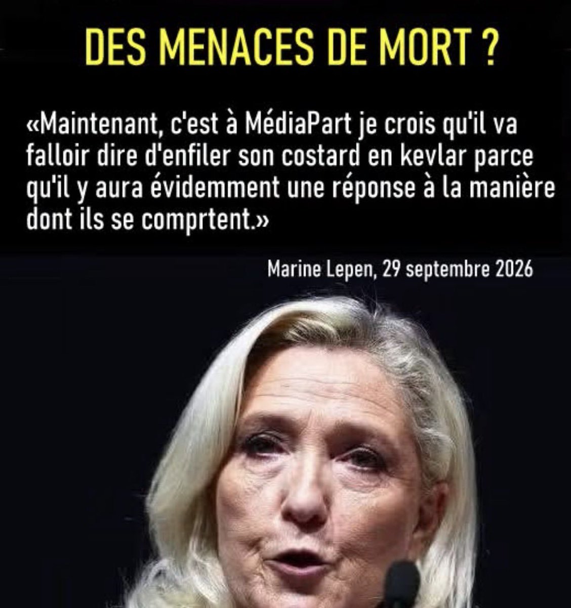 CarolinaTibou's tweet photo. @campvolant @lemondefr Et pas de #MLPen ?
#Soralité #GUD #Aramburú #corruption https://t.co/0iWniA4loP