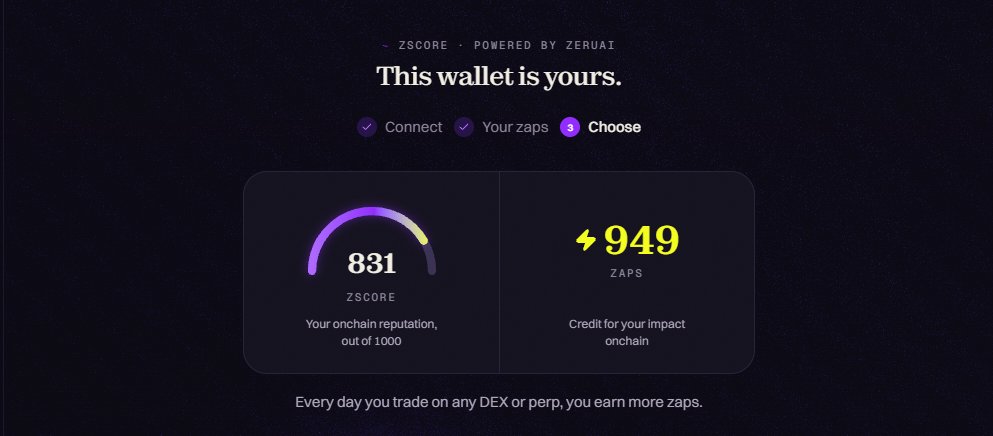 mdali97982's tweet photo. AI agents are getting more freedom onchain.

They can hold wallets, interact with DeFi and make transactions without someone approving every move. But that creates another problem: how do you know an agent is actually trustworthy?

That’s where @zerufinance caught my attention

My score is : 831
My ZAPS is : 949

With zScore and AgentScan, you can look at an agent’s past onchain behavior and get a score from 0 to 1000.

Before trusting an AI agent with funds, checking what it has done before makes a lot of sense