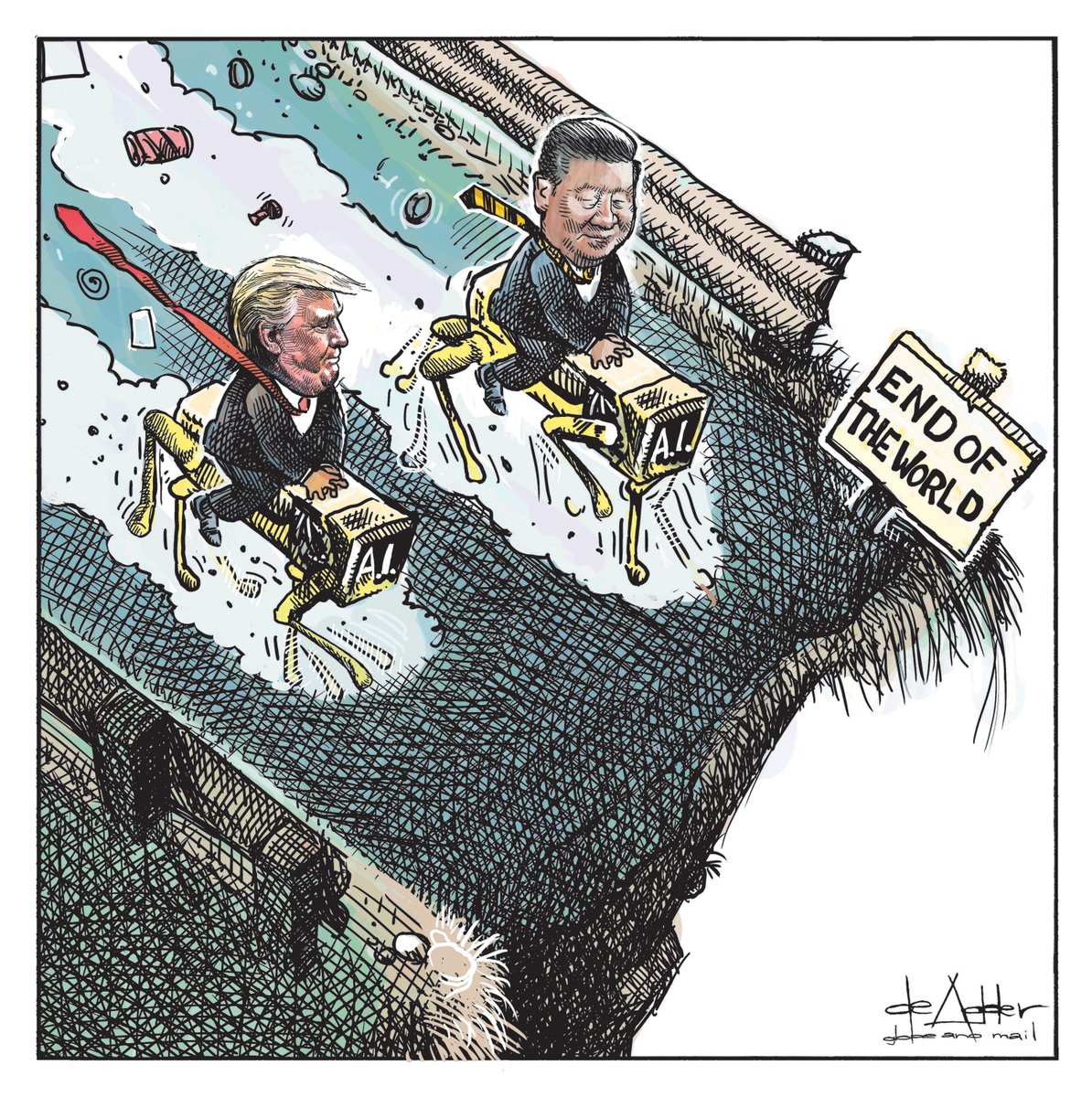 deAdder's tweet photo. End of the world
The Globe and Mail
by @deAdder 
Substack:
https://t.co/C7n0sJK88m https://t.co/x26F7oiwrW
