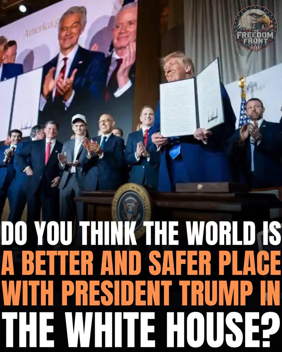 JBMAGA03's tweet photo. Do you think the world is safer with Trump as President? https://t.co/oQ3QySIkZZ