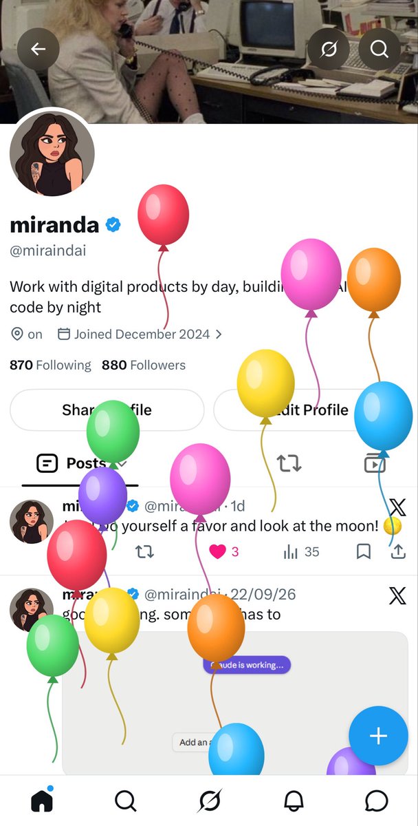 miraindai's tweet photo. I’m older today https://t.co/naiFKO56Vq
