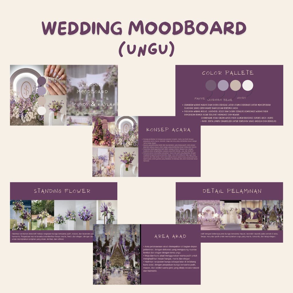 kindpickss's tweet photo. Buat para calon pengantin yang pengen warna wedding-nya sedikit beda dari biasanya 💜

Ungu bisa jadi pilihan yang cantik banget, apalagi kalau dipadukan dengan dekorasi yang tepat. Hasilnya bisa soft, elegan, sampai mewah 🤍

👉🏻 https://t.co/PIjK6wjx2H https://t.co/BiMRzZZ5BM