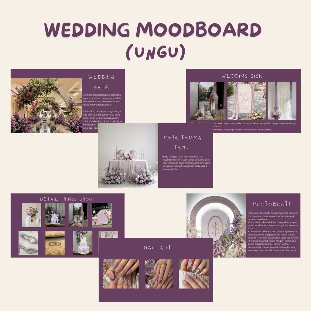 kindpickss's tweet photo. Buat para calon pengantin yang pengen warna wedding-nya sedikit beda dari biasanya 💜

Ungu bisa jadi pilihan yang cantik banget, apalagi kalau dipadukan dengan dekorasi yang tepat. Hasilnya bisa soft, elegan, sampai mewah 🤍

👉🏻 https://t.co/PIjK6wjx2H https://t.co/BiMRzZZ5BM
