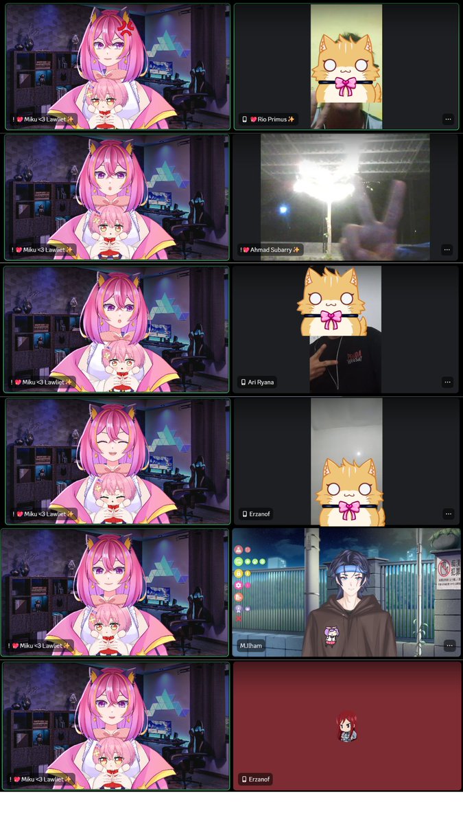 Rizuka_Miku's tweet photo. Makasih Sirius dan SuwaMiku untuk VC nya bulan September. Salam kenal ya buat yang baru pertama kali vc sama acu 🥰 Makasih karena sudah percaya dan dukung aku sampai saat ini 💖✨ #VcBarengMiku https://t.co/jBN8WHgV0J