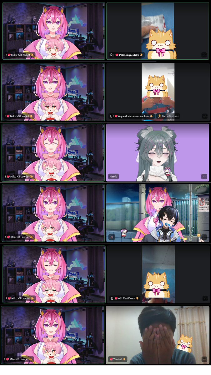 Rizuka_Miku's tweet photo. Makasih Sirius dan SuwaMiku untuk VC nya bulan September. Salam kenal ya buat yang baru pertama kali vc sama acu 🥰 Makasih karena sudah percaya dan dukung aku sampai saat ini 💖✨ #VcBarengMiku https://t.co/jBN8WHgV0J